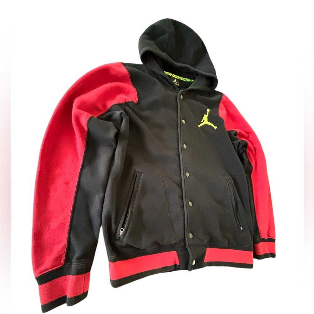 Jordan- Vintage Button up Sweat jacket- Medium- Excellent Condition!!!